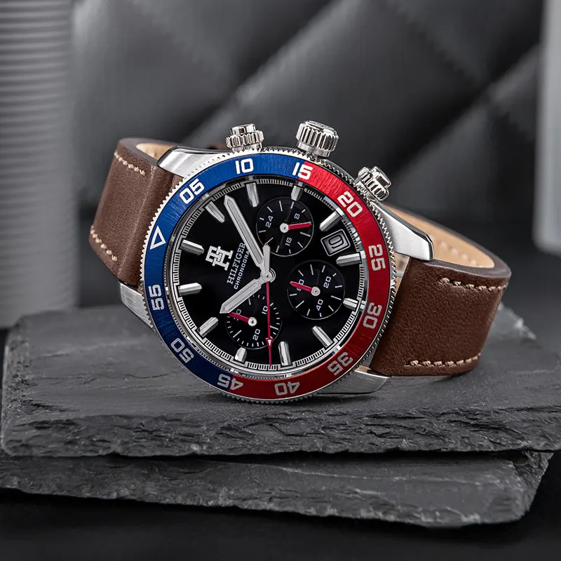 Tommy Hilfiger TH85 Chronograph Pepsi Men's Watch Watch- 1792166